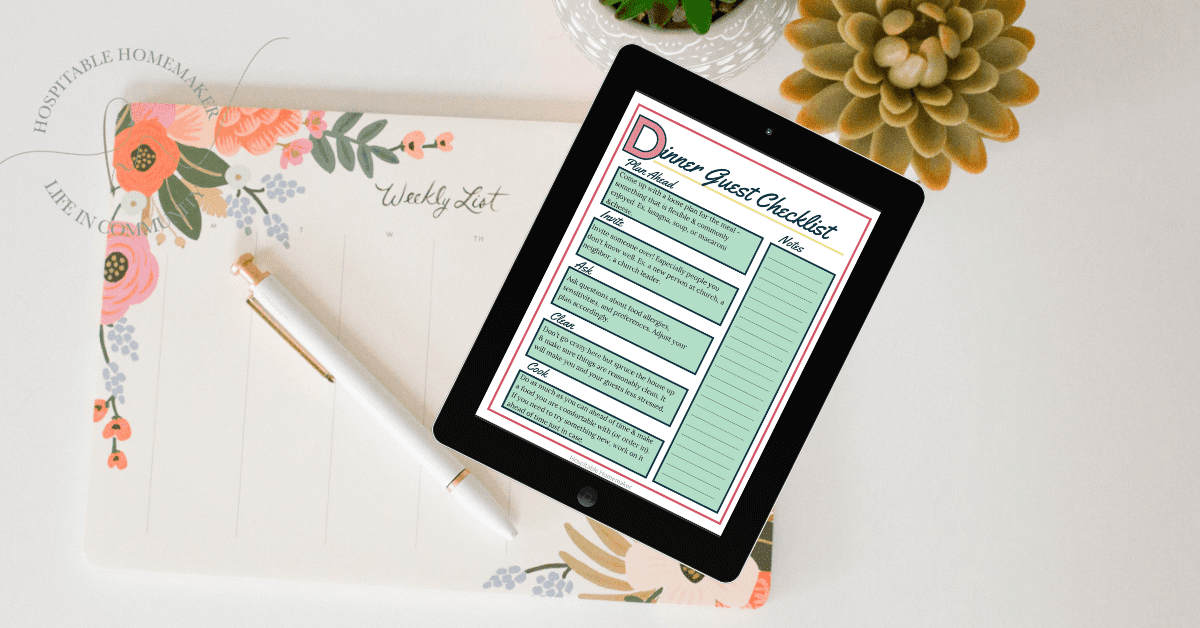 The Ultimate Dinner Guest Checklist: A Practical Guide to Hosting Dinner